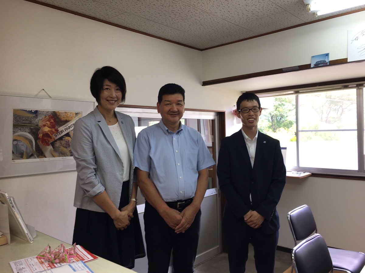 岡山シーガルズの藤岡（野村）まりさん来られました！
